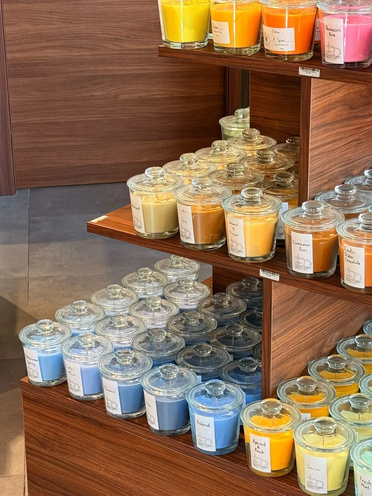 Scented candles